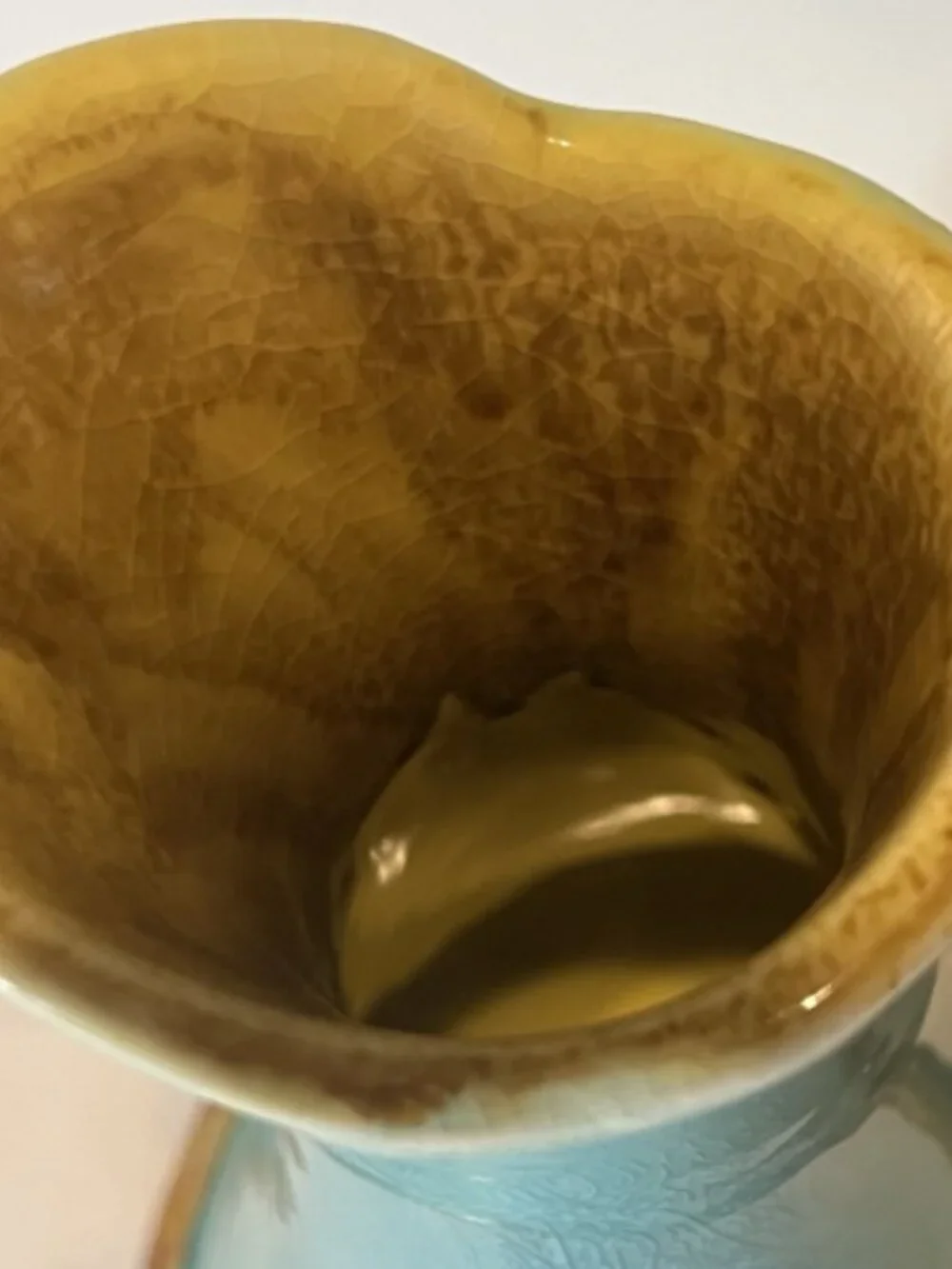 Spiegel.  Aqua Pitcher Vase.  10.4
